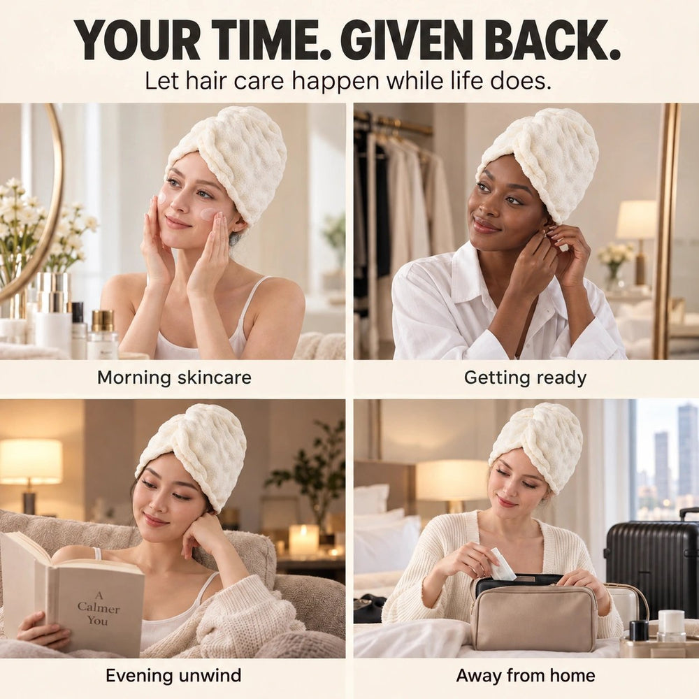 Healthzeri Hair Drying Cap lifestyle use