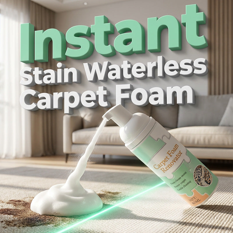 Healthzeri Waterless Carpet Foam Stain Remover