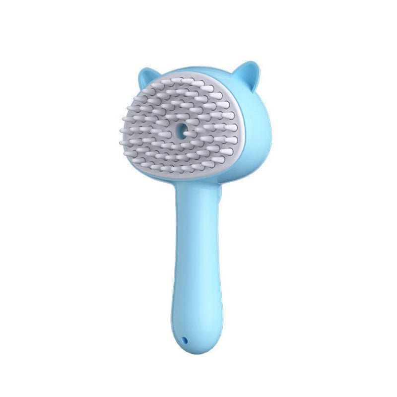 Healthzeri Pet Mist Grooming Brush — Blue